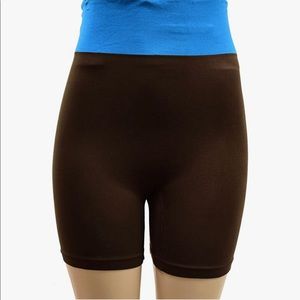 Brown viola's secret aethletic shorts